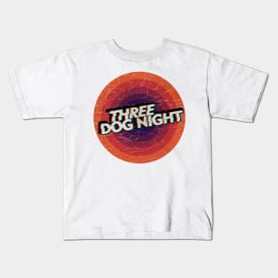 THREE DOG NIGHT - VINTAGE CIRCLE Kids T-Shirt